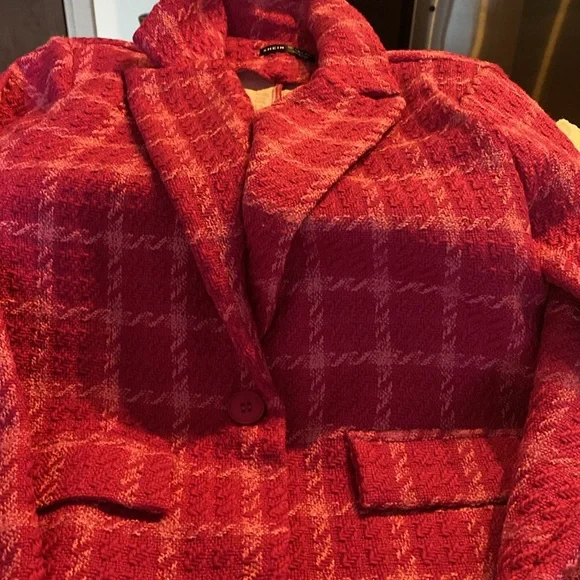 SHEIN Women’s Pink Colorful Blazer Brand New - Picture 2 of 6